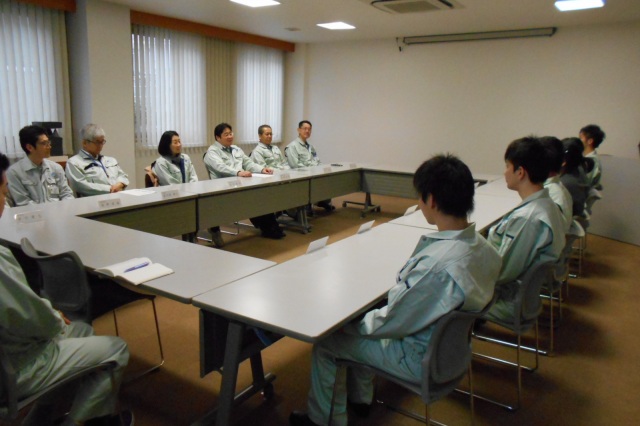 入社式が行われました